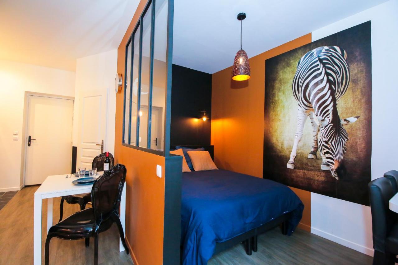 Le Zebre, T1 Hypercentre Chic Et Cosy, Wifi Par Sovalfi Appartement Saint-Etienne  Buitenkant foto